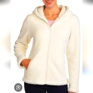 Faded Glory Cream Teddy Jacket